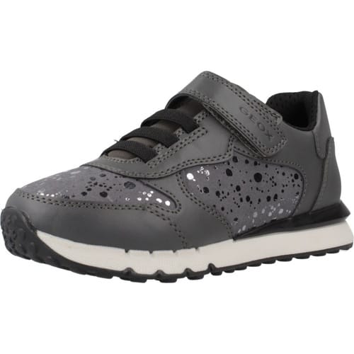 GEOX FASTICS MEISJES Sneakers - DONKERGRIJS - Maat 36