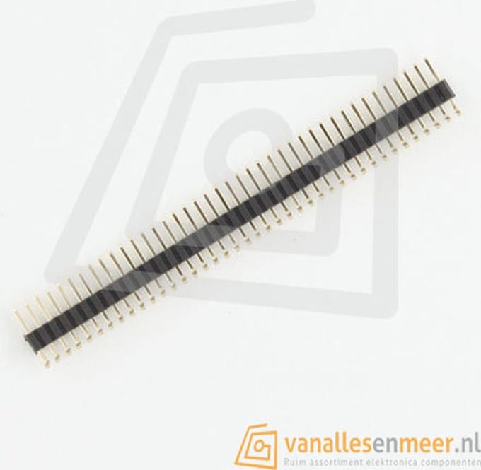Header male 1x40 pins Pitch 1.27mm