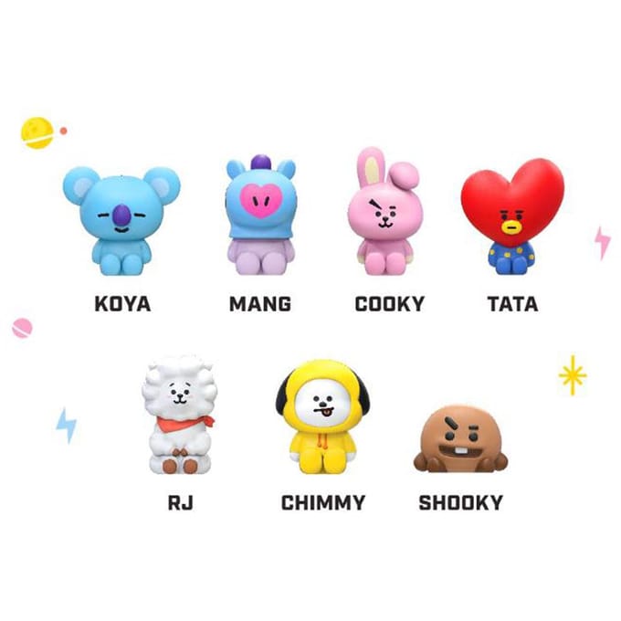 Figurine Moniteur BT21 par Royche white