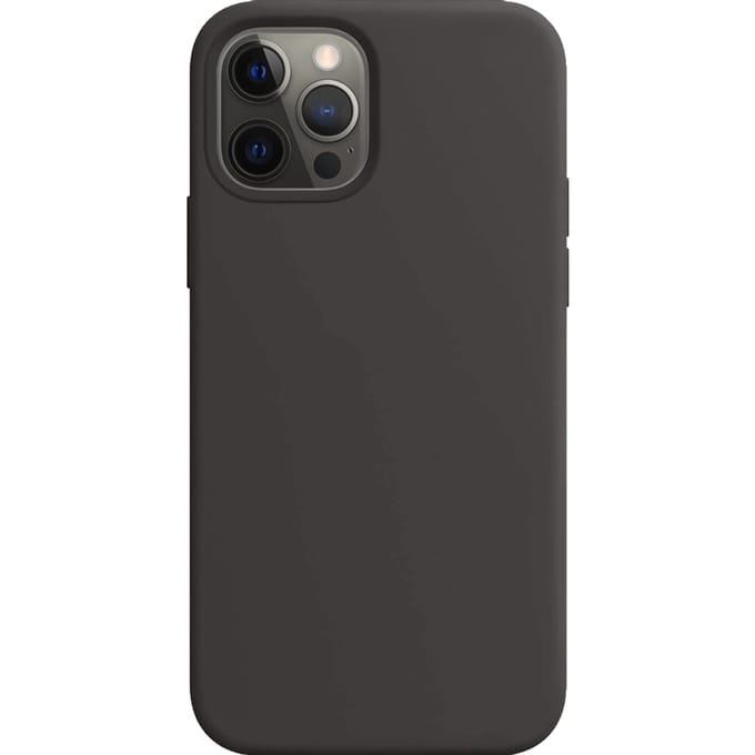 iPhone 12 Pro Siliconen Back Cover - Zwart