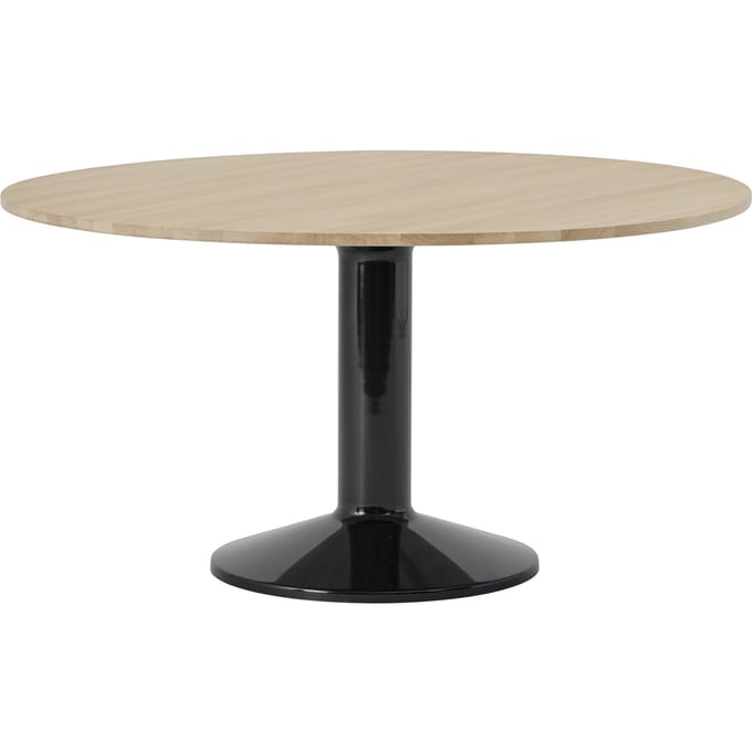 Muuto Midst Tafel - Ø 140 cm - Oiled Oak/Black