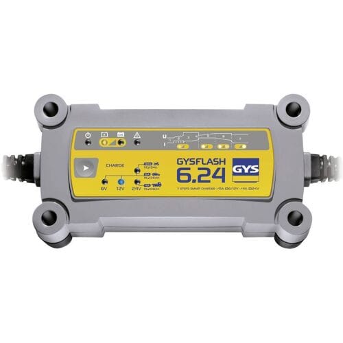 GYSFLASH 6.24 029460 Druppellader 6 V, 12 V, 24 V 6 A 6 A 4 A