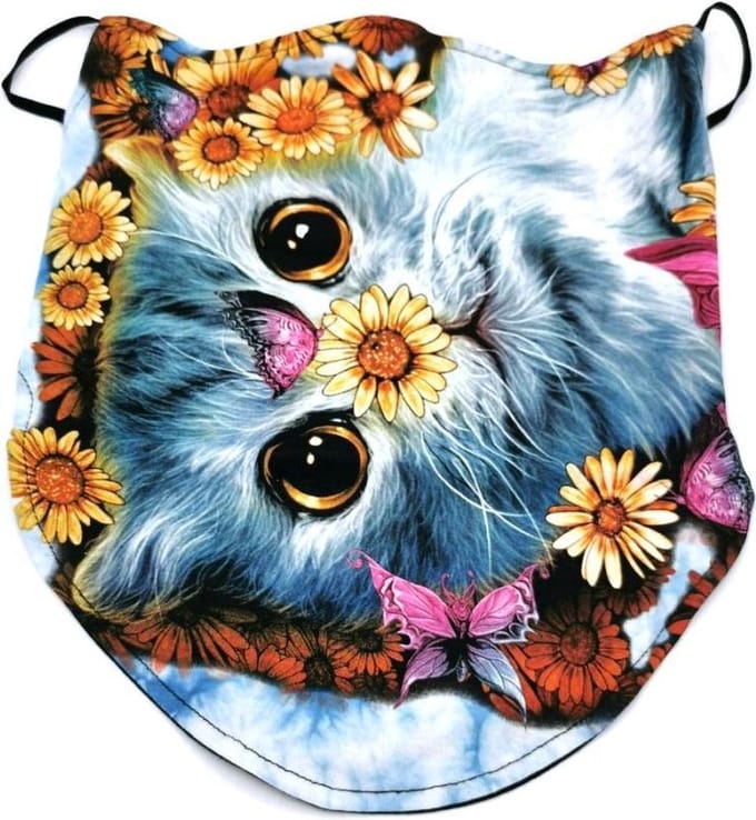 Design Biker sjaals - Biker-sjaal Daisy Cat