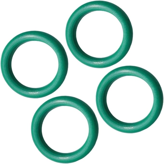 Rubberen Ring - Afdichtingen - Buiten Koken - Hittebestendig - 4 Stuks 12mm - Groen