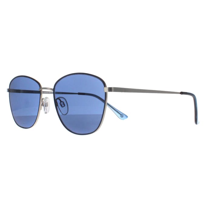 Smarty Square Unisex Blauw Mat Zilver X1113