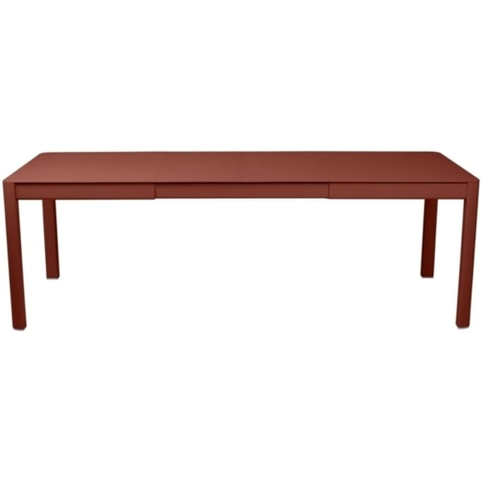 Fermob Ribambelle tafel - 20 okerrood - 2 Inlegplaten