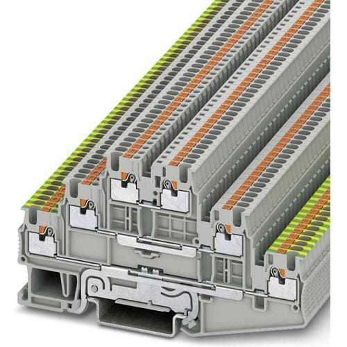 Phoenix Contact 3213768 Aardklem 3-etages 3.5 mm Snelaansluiting Grijs 50 stuk(s)