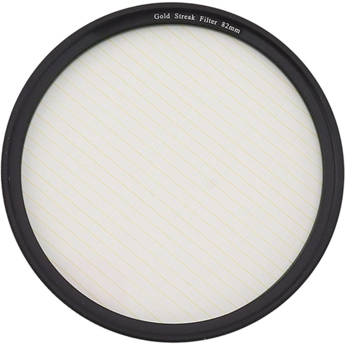 Gouden Streak Filter Licht Flare Effect Filter Optisch Glas Camera Lensfilter met Etui voor 82mm white