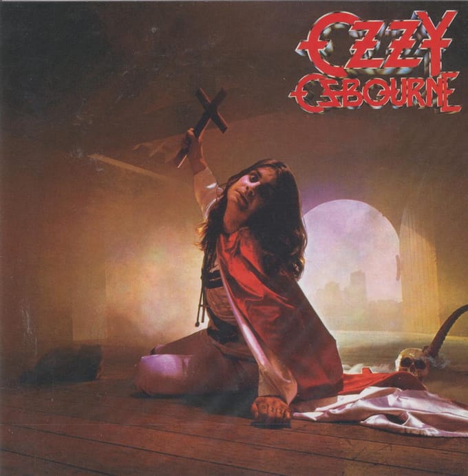 Ozzy Osbourne, groot formaat postkaarten, 2 stuks