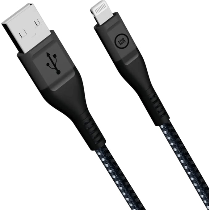 BlueBuilt Usb A naar Lightning Kabel 1,5m Kevlar Zwart