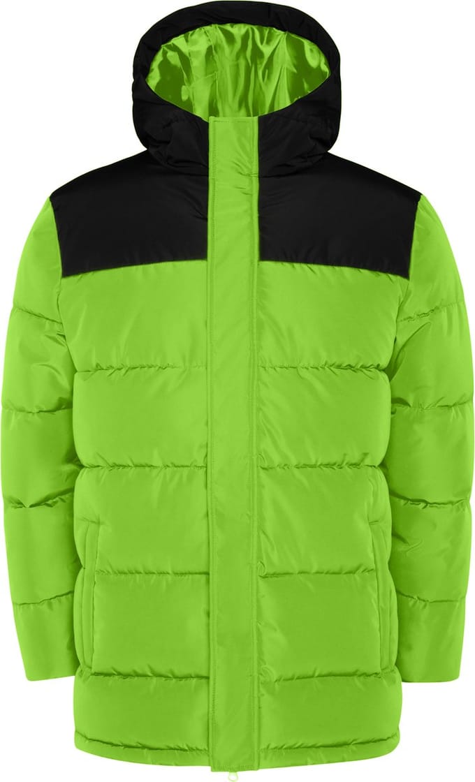Roly Tallin Jacket RY5075 - Lime Green 225/Black 02 - M