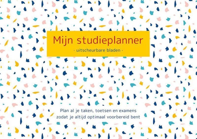 Terrazzo Mijn studieplanner (met uitscheurbare bladen)