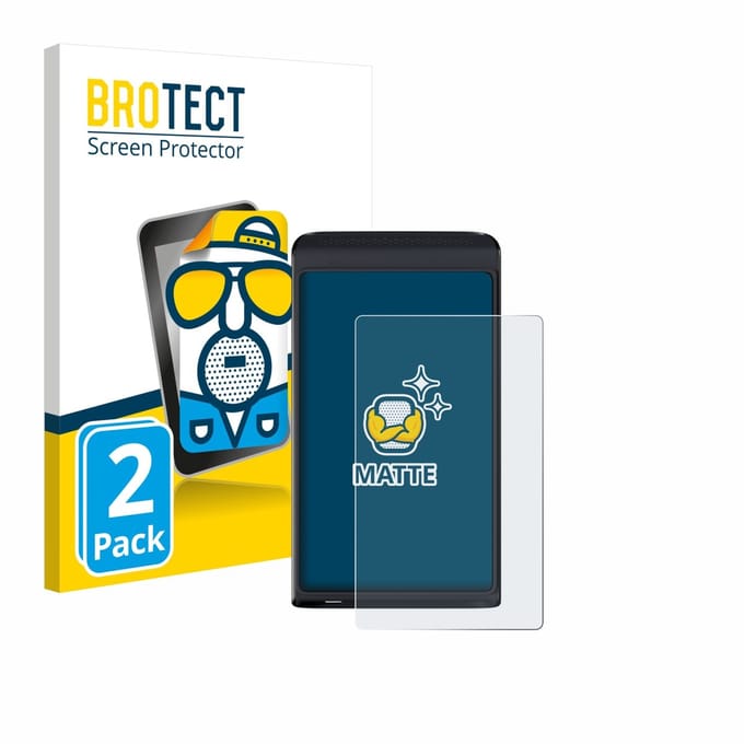 BROTECT - Screenprotector voor Vasco Translator Q1 - Folie Beschermfolie matte 2 Stuks