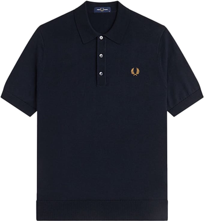 Fred Perry Cotton Knitted Shirt