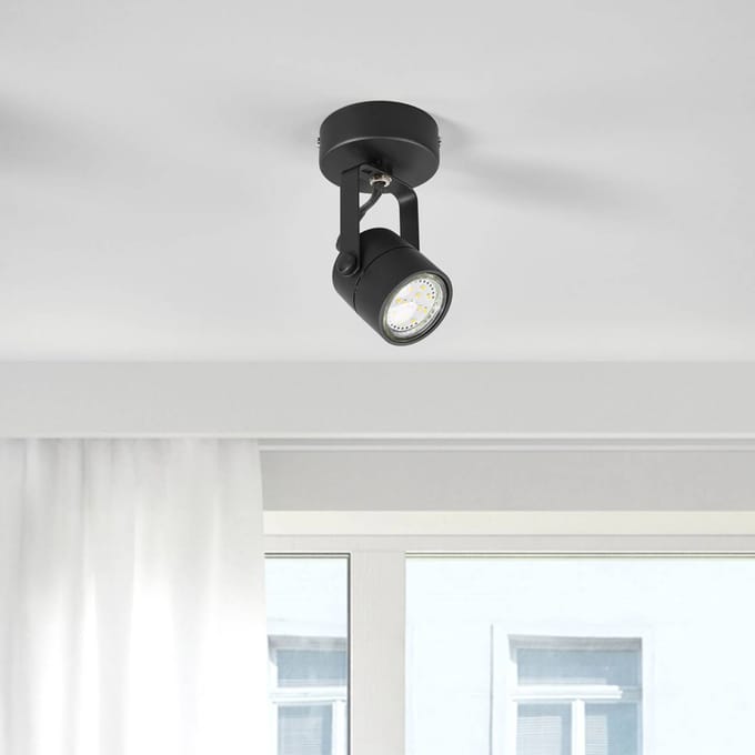 SLV Spot 79 Plafondspot 1fl. 230V zwart