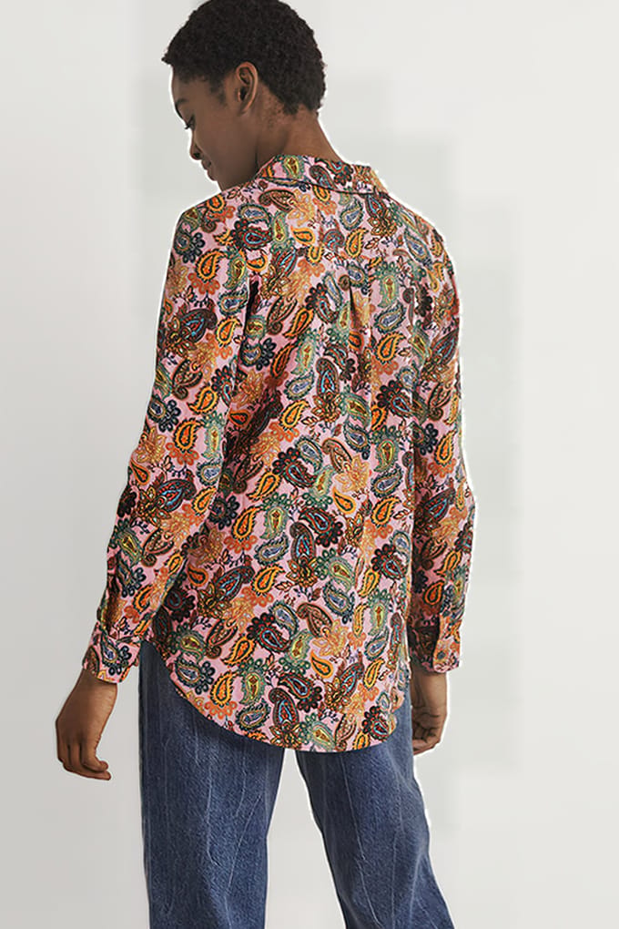 Boden Linen Shirt Psp Maat: 6P | Overhemden Outlet | Dames | Wit
