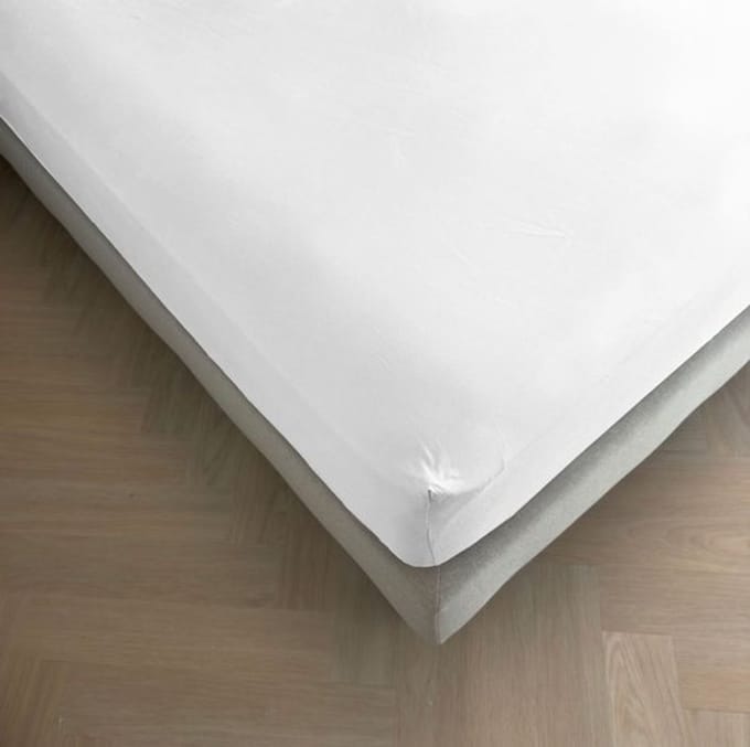 Emma Percale Topperhoes 180x210 cm – Fris Wit & Ademend