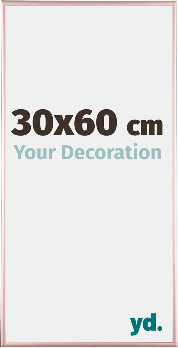 Your Decoration - Fotolijst 30x60 cm - Aluminium - Koper - Kent