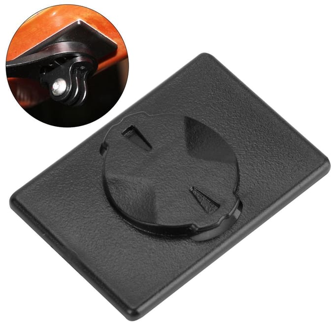 Boucle fixe pour téléphone portable, support de table à codes, autocollant pour téléphone portable, accessoire de vélo pour Garmin black