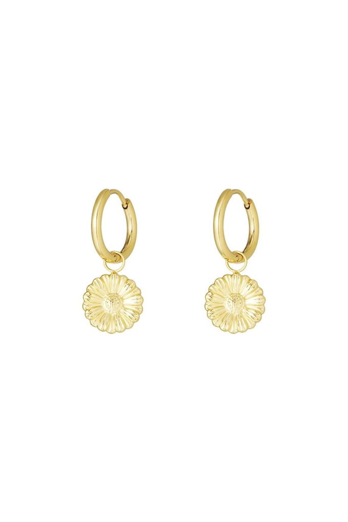 Flora charm oorbellen