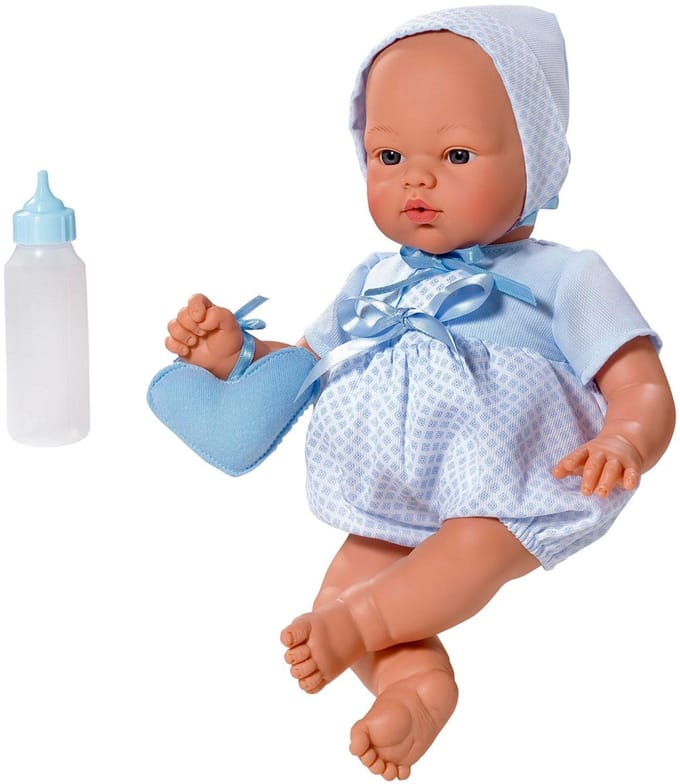 ASI DREAMS Pop - Koke 36 Cm - Rompertje - Blauw