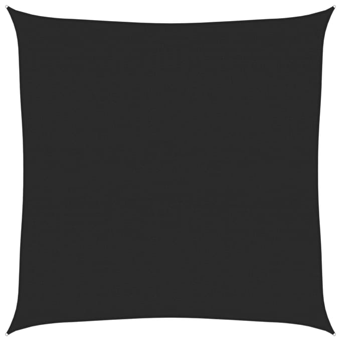vidaXL - Zonnezeil - 160 - g/m² - 5x5 - m - HDPE - zwart