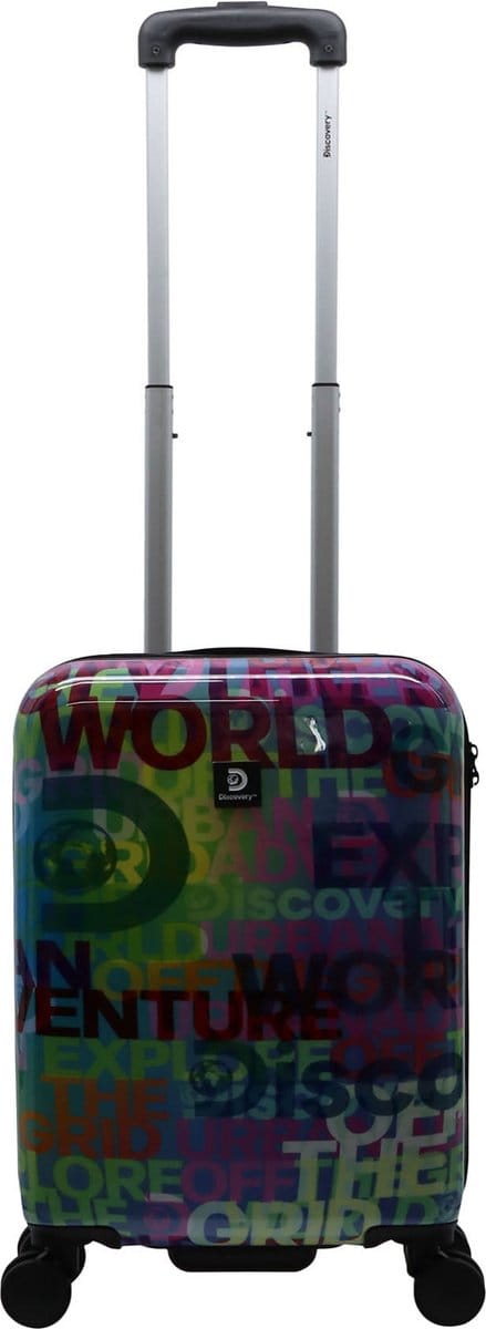 Discovery Explore The World Handbagage Harde Koffer / Trolley 55 cm (S) - Bedrukt / Small
