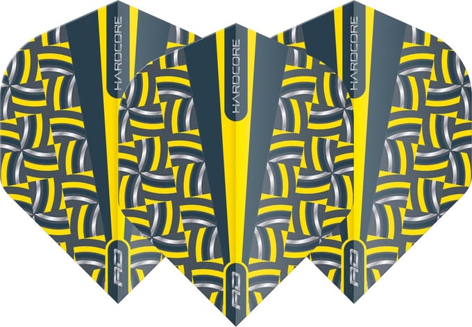 Red Dragon Hardcore Radical Yellow Rope - Dart Flights