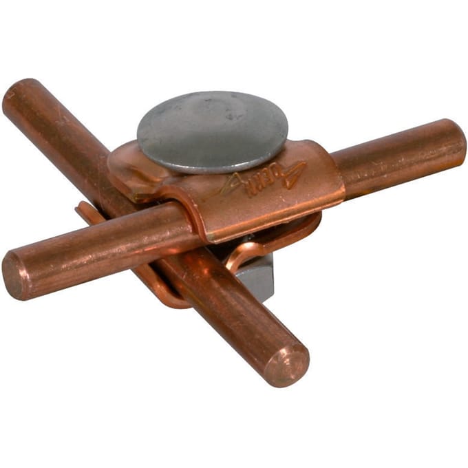 Dehn MMV Klem CU Voor Rd 6-8mm Met spantkopschroef en moer - 390257