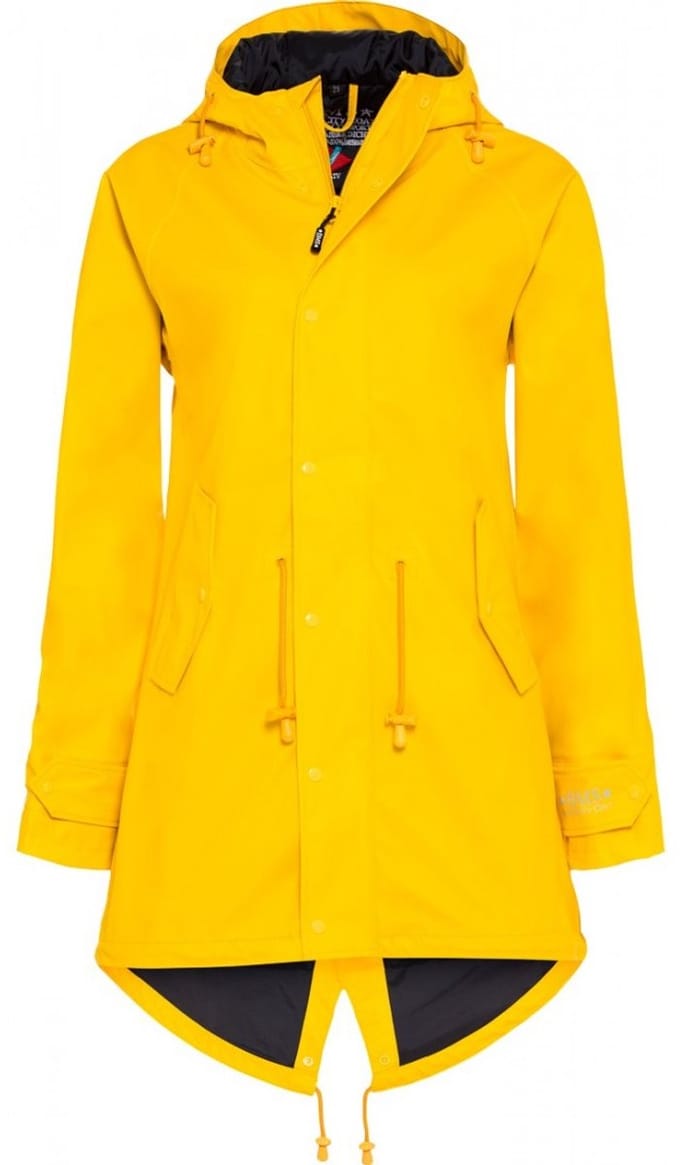 Gele dames regenjas / parka HafenCity® van BMS M