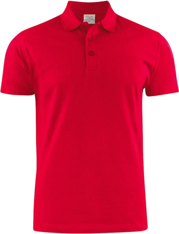 Printer POLO PIQUE SURF RSX 2265016 - Rood - 3XL