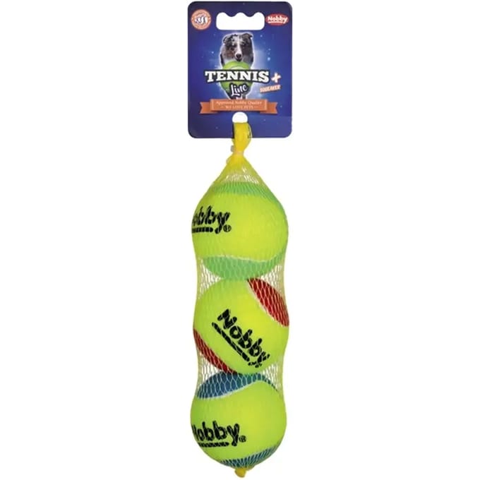 Hondenspeeltje met pieper Nobby Pet Tennisball
