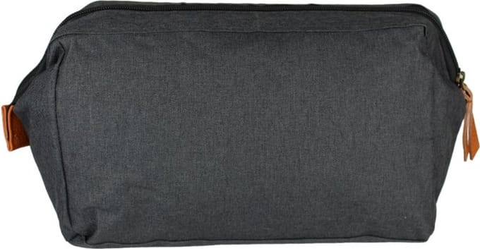 Toilettas Donkergrijs - Toilettas Beugelsluiting - Beautycase Organizer - Reistas