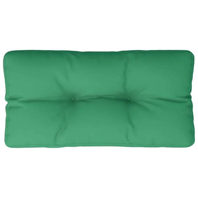 vidaXL - Palletkussen - 70x40x12 - cm - stof - groen