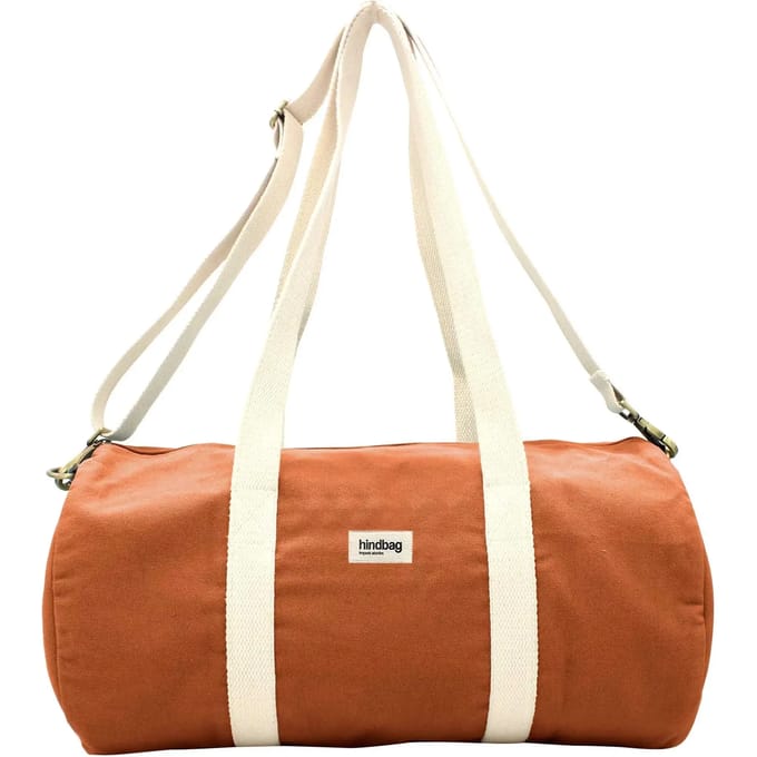 Hindbag Simon - Weekendtas - sienne - Biologisch GOTS katoen