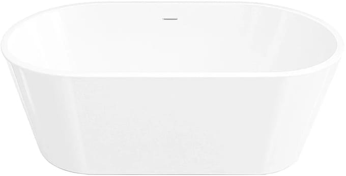 DutchLine Murano Vrijstaand Bad - Mat Wit - 1800x800x580
