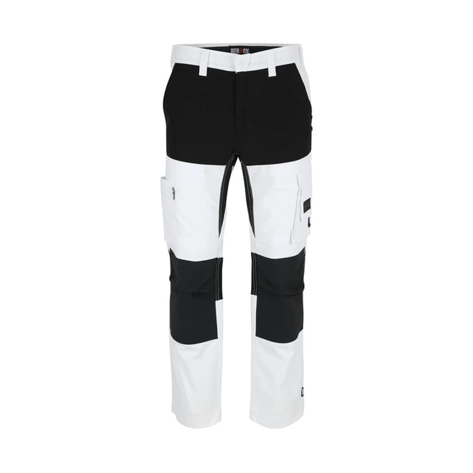 Herock Hector werkbroek Experts (1803) - Wit | Zwart - 44