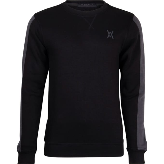 ASPACT Iconic Crewneck 2.0 Black Taglia: M | Maglioni a maglia Outlet | Unisex | Nero