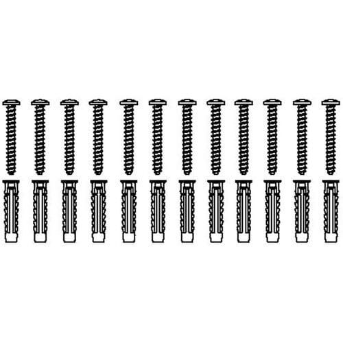 Pressalit fixing material for solid masonry set of 12 V8617