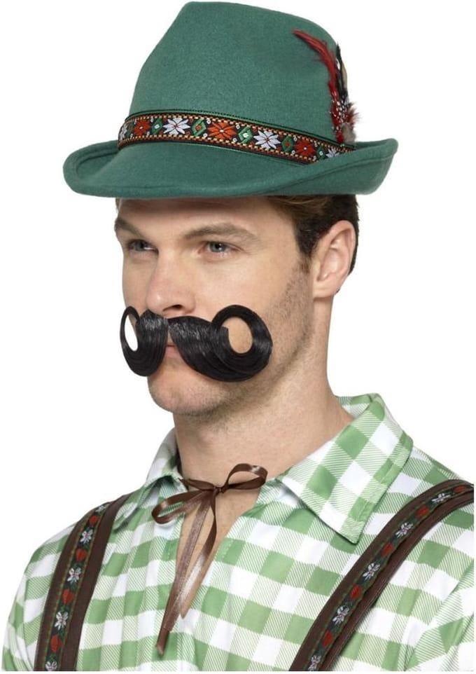 Hoed - Oktoberfest - Tirol - Groen - Met bloemenband