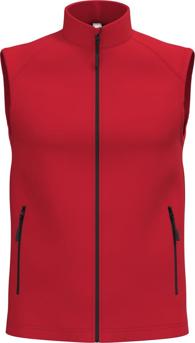 iDeal Basic Brand 2-laagse uniseks softshell bodywarmer IB413 - Ideal Red - M