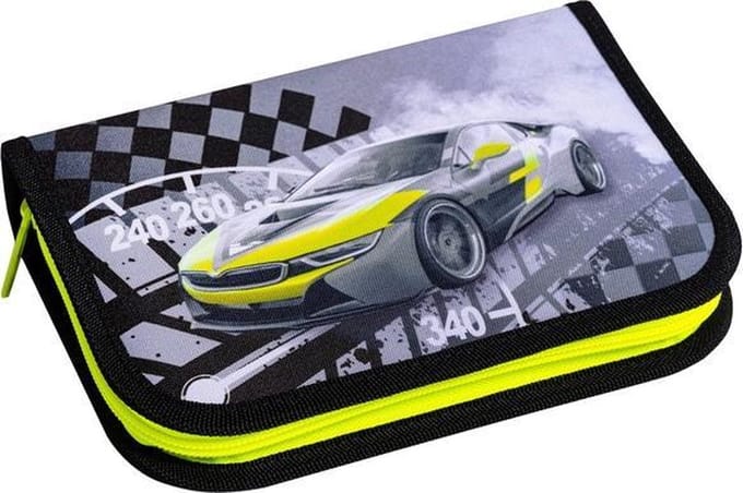 Etui Eberhard Faber gevuld 32 delig, Race auto