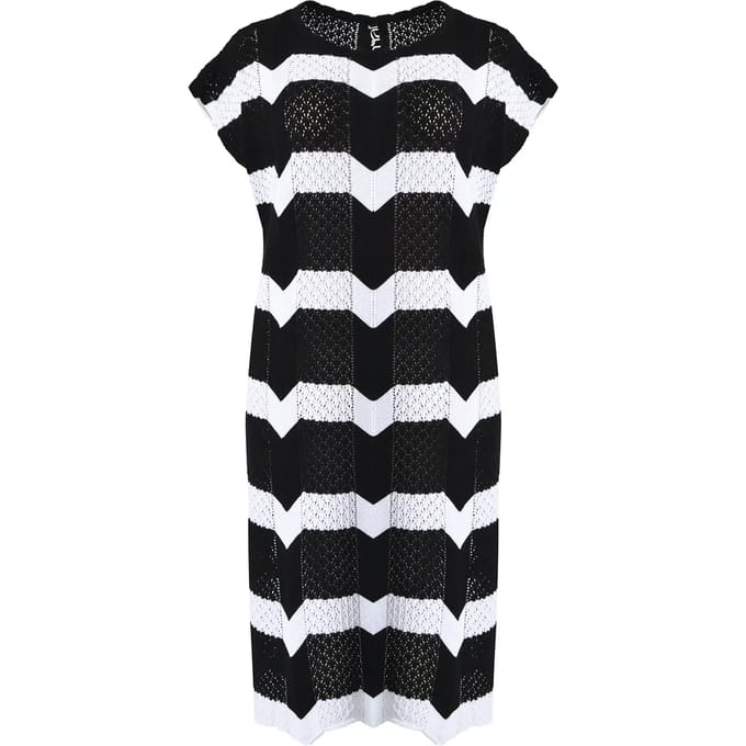 Mouline Midi Jurk Dames Mat Fashion