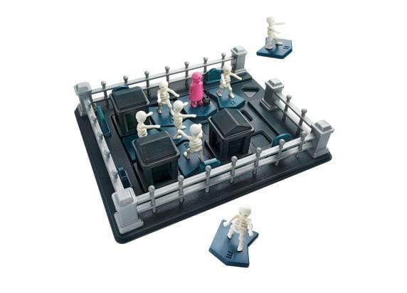 SmartGames Graveyard Shift - Logisch Denkspel - 80 Griezelig Leuke Uitdagingen - Solospel - Breinbreker Vanaf 10 Jaar
