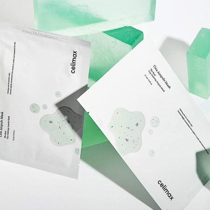 [celimax] Het echte Cica kalmerende ampullenmasker 25 ml * 5EA white