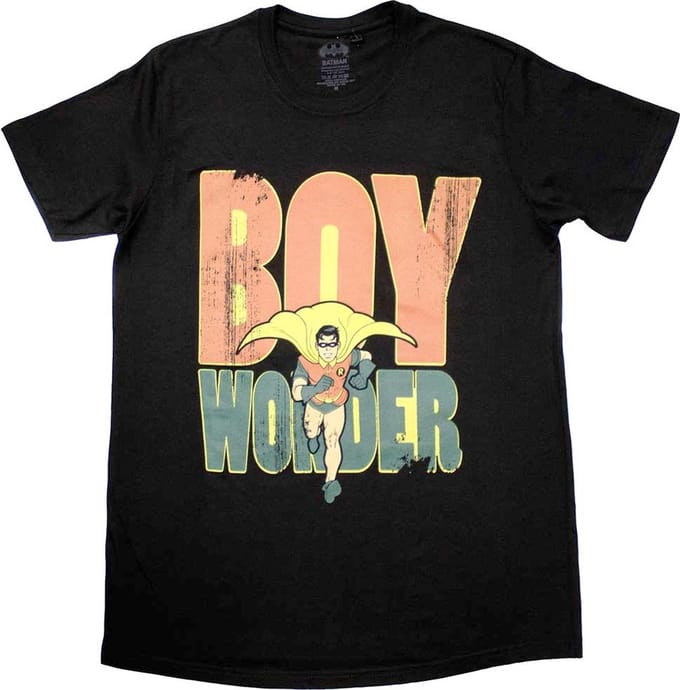 DC Comics Batman - Robin Boy Wonder Heren T-shirt - S - Zwart
