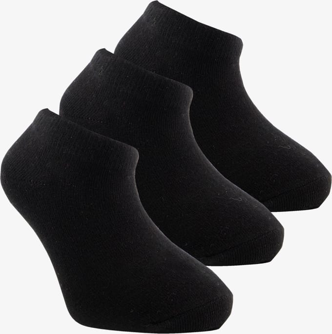 3 paar kinder sneakersokken - Zwart - Maat 31/34