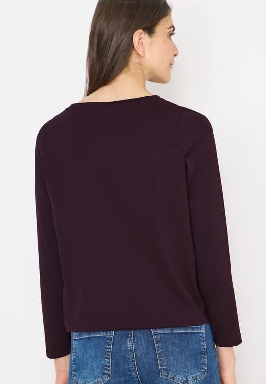 Shirt in effen kleur