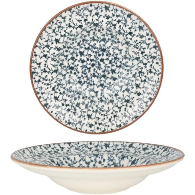 Bonna Pastabord - Calif - Porselein - 27 cm (400cc) - set van 2