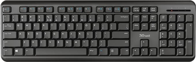 Trust Ody toetsenbord Kantoor RF Draadloos QWERTZ Duits Zwart